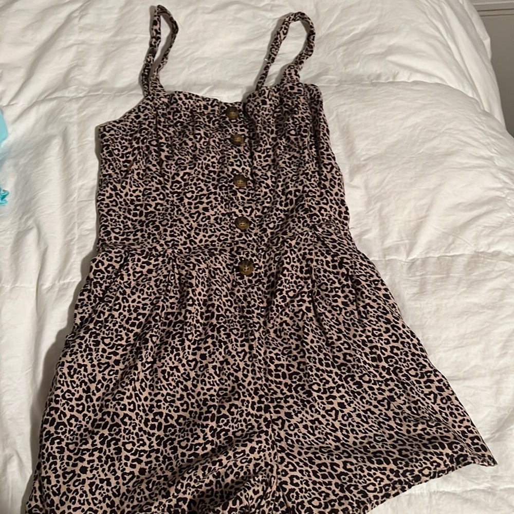 Cheetah print romper from Hollister